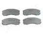 Комплект тормозных колодок, дисковый тормоз ASHIKA 5002249 (фото 1)