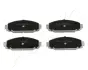 Комплект тормозных колодок, дисковый тормоз ASHIKA 5002267 (фото 1)