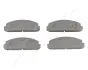 Комплект тормозных колодок, дисковый тормоз ASHIKA 5003314 (фото 1)