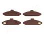 Комплект тормозных колодок, дисковый тормоз ASHIKA 5003337 (фото 1)