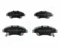 Гальмівні колодки дискові перед. Honda Civic 1.6i 87-94/ 1.4-1.6i 94- /Rover 400 -95 ASHIKA 5004435 (фото 1)