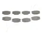 Комплект тормозных колодок, дисковый тормоз ASHIKA 5005514 (фото 1)