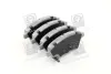 Комплект тормозных колодок, дисковый тормоз ASHIKA 5008801 (фото 4)