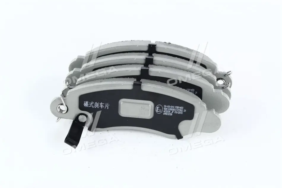 Комплект тормозных колодок, дисковый тормоз ASHIKA 5008818 (фото 1)