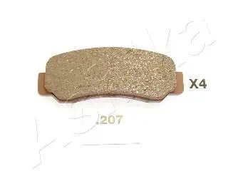 Комплект тормозных колодок, дисковый тормоз ASHIKA 5102207