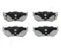 Комплект тормозных колодок, дисковый тормоз ASHIKA 5108800 (фото 1)