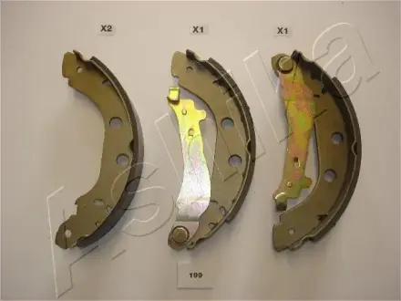 Комплект тормозных колодок ASHIKA 5501199