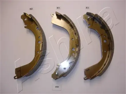 Комплект тормозных колодок ASHIKA 5502205