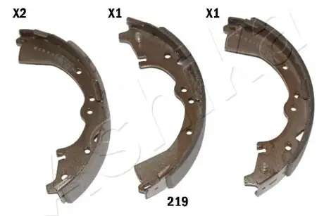 Комплект тормозных колодок ASHIKA 5502219
