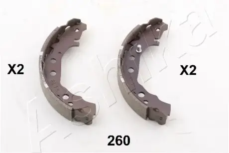 Комплект тормозных колодок ASHIKA 5502260