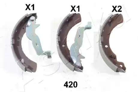 Комплект тормозных колодок ASHIKA 5504420