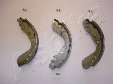 Комплект тормозных колодок ASHIKA 5504493
