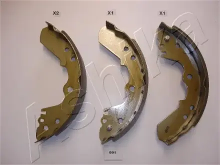 Комплект тормозных колодок ASHIKA 5509991