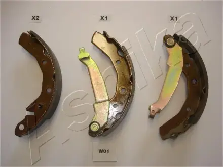 Комплект тормозных колодок ASHIKA 55W0001