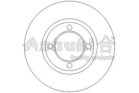 Тормозной диск ASHUKI 09903512