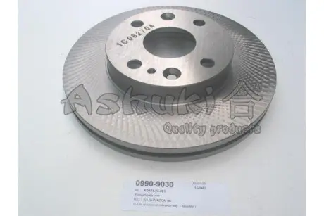 Тормозной диск ASHUKI 09909030