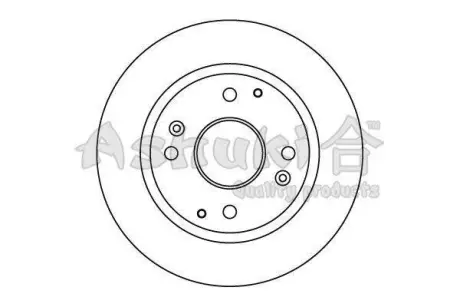 Тормозной диск ASHUKI 09930204