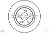 Тормозной диск ASHUKI 09934204 (фото 1)