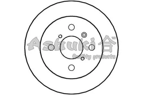 Тормозной диск ASHUKI 09936006