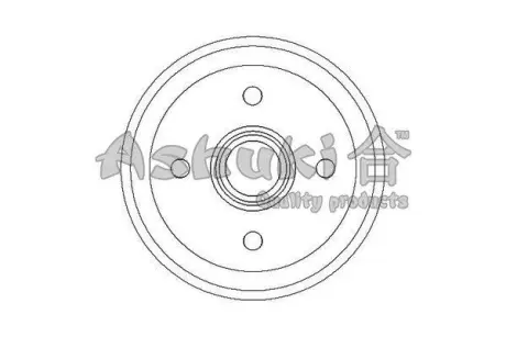 Тормозной барабан ASHUKI 10201003
