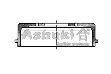 Тормозной барабан ASHUKI 10202105
