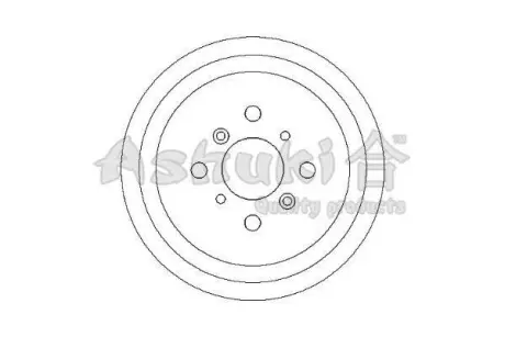 Тормозной барабан ASHUKI 10207008