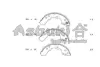 Комплект тормозных колодок ASHUKI 10505009 (фото 1)