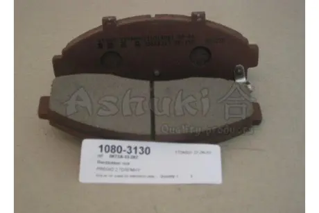 Комплект тормозных колодок, дисковый тормоз ASHUKI 10803130