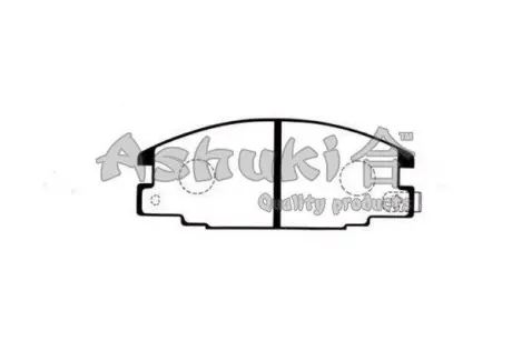 Комплект тормозных колодок, дисковый тормоз ASHUKI 10804009