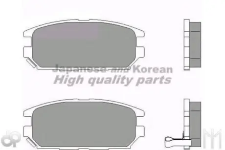 Комплект тормозных колодок, дисковый тормоз ASHUKI C01208A