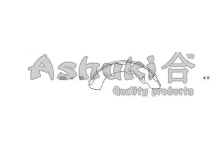 Комплект тормозных колодок ASHUKI C01609