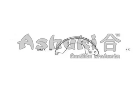 Комплект тормозных колодок ASHUKI C01614