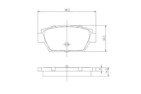 Комплект тормозных колодок, дисковый тормоз ASHUKI C01701