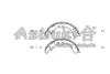 Комплект тормозных колодок ASHUKI D08220 (фото 1)