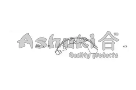 Комплект тормозных колодок ASHUKI D08605