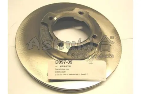 Тормозной диск ASHUKI D09705