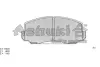 Комплект тормозных колодок, дисковый тормоз ASHUKI H02602 (фото 1)