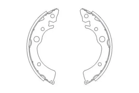 Комплект тормозных колодок ASHUKI H04807