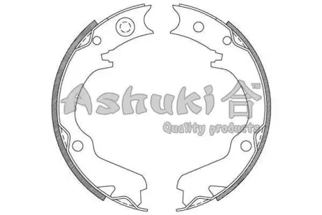 Комплект тормозных колодок ASHUKI HRK13126