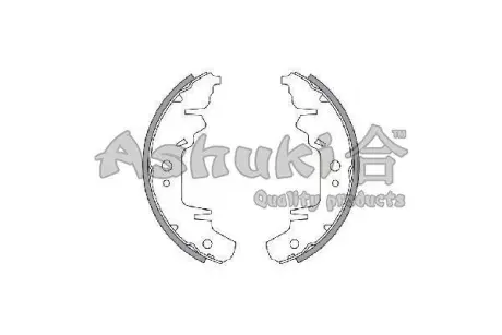 Комплект тормозных колодок ASHUKI I30007