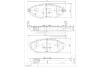 Комплект тормозных колодок, дисковый тормоз ASHUKI J00905 (фото 1)
