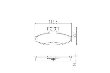 Комплект тормозных колодок, дисковый тормоз ASHUKI J01102