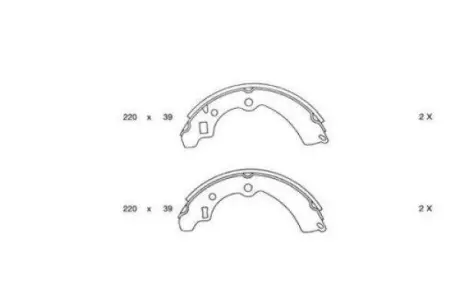 Комплект тормозных колодок ASHUKI K01407