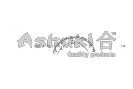 Комплект тормозных колодок ASHUKI K01425