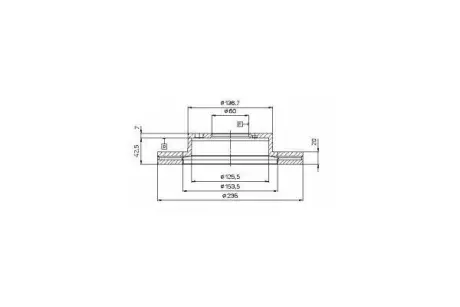 Тормозной диск ASHUKI K01609