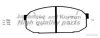 Комплект тормозных колодок, дисковый тормоз ASHUKI M04525 (фото 1)