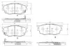 Комплект тормозных колодок, дисковый тормоз ASHUKI M05002 (фото 1)