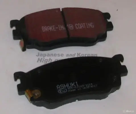 Комплект тормозных колодок, дисковый тормоз ASHUKI M05002A (фото 1)