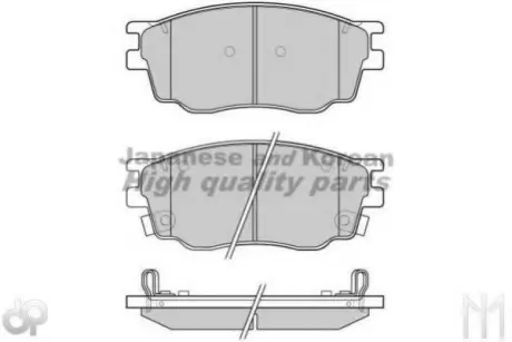 Комплект тормозных колодок, дисковый тормоз ASHUKI M05035A