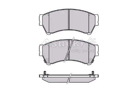 Комплект тормозных колодок, дисковый тормоз ASHUKI M05038